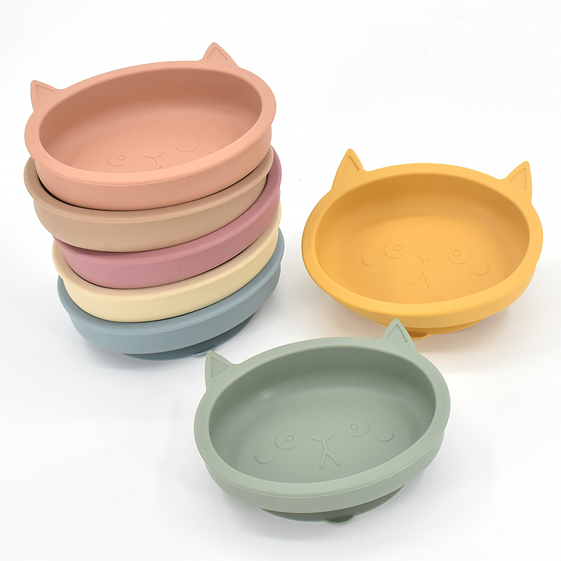 아기 실리콘 먹이 접시 어린이를위한 실리콘 빨판 그릇  - Baby Food Jars With Lids 리뷰 및 가격