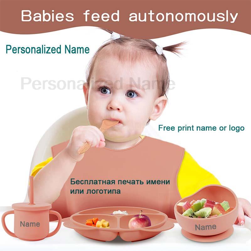 아기 먹이 접시 세트 어린이를위한 흡입 그릇 실리콘 접 - Baby Food Menu 리뷰 및 가격