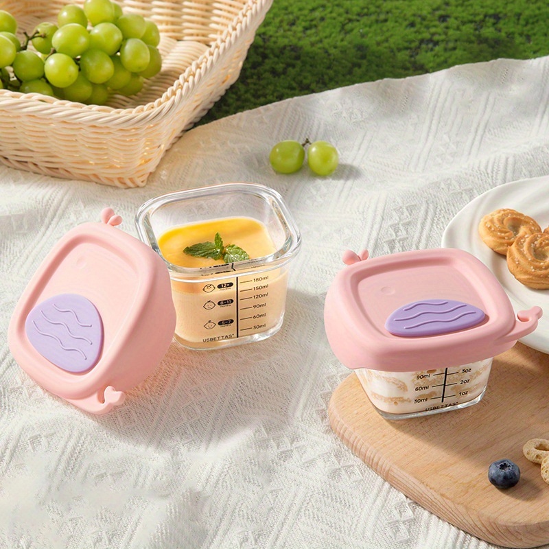 120/180ml 유리 아기 음식 용기, 눈금 표시 및 - Baby Food Jars With Lids 리뷰 및 가격
