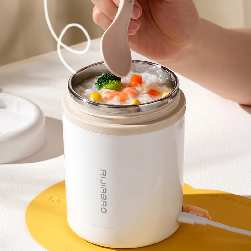 600ML USB 전기 난방 도시락 상자 휴대용 피크닉 - Baby Food Warmer 리뷰 및 가격